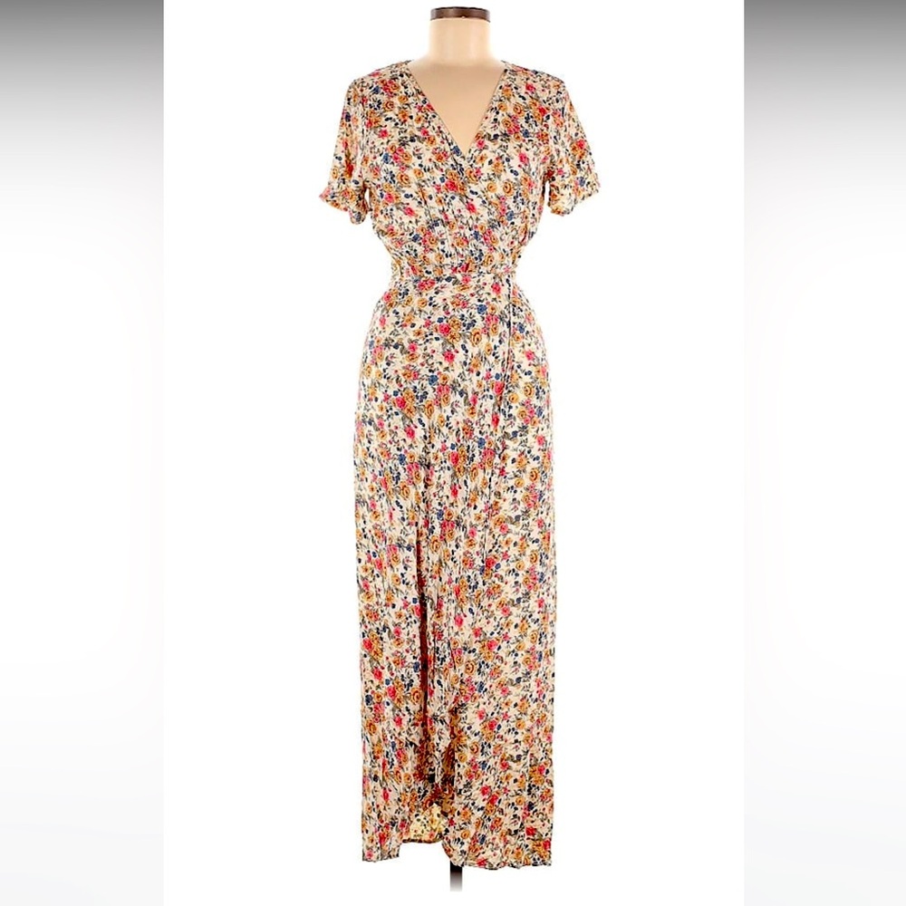 Auguste floral wrap dress